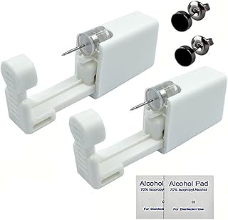 Kit de perçage d'oreille, pistolet de perçage d'oreille domestique, kit de perçage d'oreille jetable, 3 vis de remplacement. Diaytar : La plateforme qui démocratise le shopping en ligne au Sénégal