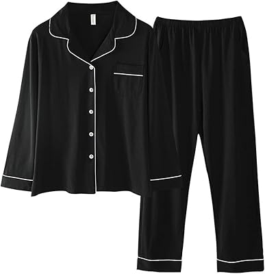 Pijama grande taille hommes pyjamas ensemble cou doux vêtements
