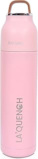 Bouteille d'eau isotherme lauquench en acier inoxydable (500 ml). couvercle de tasse