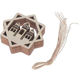 Hosog 10 pièces de décorations du ramadan et de l'aïd support de table