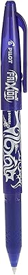Stylo gel effaçable pilot frixion ball, pointe fine (encre bleue, 0,7 mm)