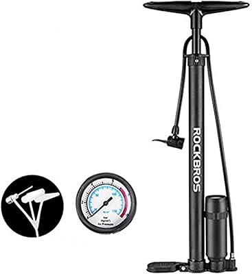 Pompe à vélo en alliage jenny rock bros 150 psi 650 mm