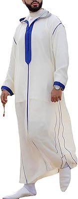 Robe islamique pour hommes, vêtements arabes, robe d'été fine à manches longues du