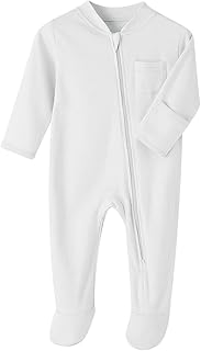 Pyjama en coton sleep and play pour tout-petits avec fermeture éclair sur le devant