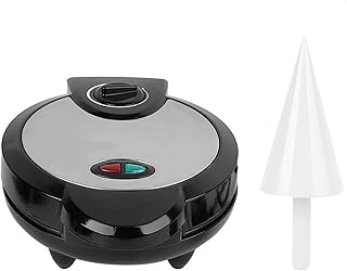Faono 1200w machine à cornets de crème glacée électrique avec cône à gaufres