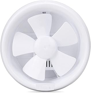 Hotte de salle de bain silencieuse 8'' basse consommation avec clapet anti-retour automatique