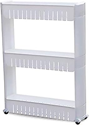 Organisateur de salle de bain et outil de rangement, plastique - blanc