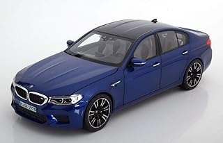 Modèle de voiture moulé sous pression 1/18 bmw m5 (bleu)