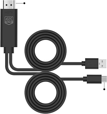 Adaptateur usb c vers hdmi 4k, câble usb type c vers hdmi