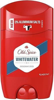 Déodorant à l'eau blanche old spice stick 50 ml, paquet de 6