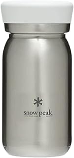 Bouteille de lait snow peak - petite bouteille isotherme durable - acier inoxydable