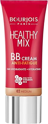 Bourjois healthy mix bb crème anti-fatigue, teinte 02 moyenne, 30 ml-1.0 fl oz