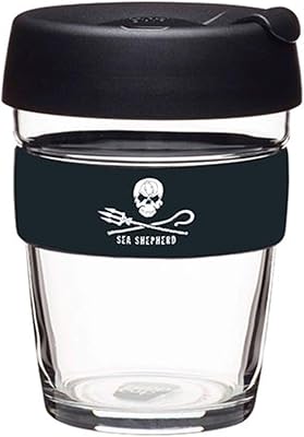 Tasse à café keep cup brew sea shepherd 340 ml - noir