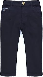 Pantalon chino facile à porter, coupe slim, extensible et plat devant pour petits