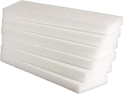 Blocs de mousse pour produits à haute brillance - mousse artisanale (xps) pour projets, arts et travaux manuels, 4" x 12" x 1", blanc, 6 pièces. Diaytar : Des prix mini pour un service maxi