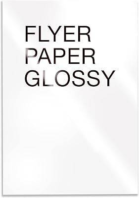 Papier d'impression brillant pour flyers 170 g/m2, 100 feuilles pour affiches, brochures, photos