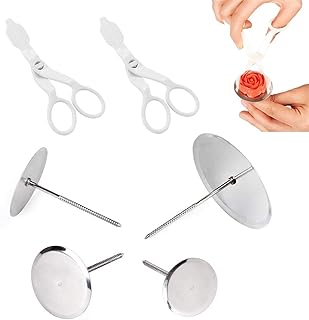 Ensemble d'outils de décoration de gâteaux pour ongles et fleurs, 6 pièces