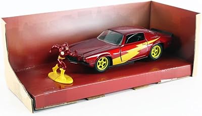 Dc comics voiture moulée sous pression à l'échelle 1:32 1973 chevy camaro