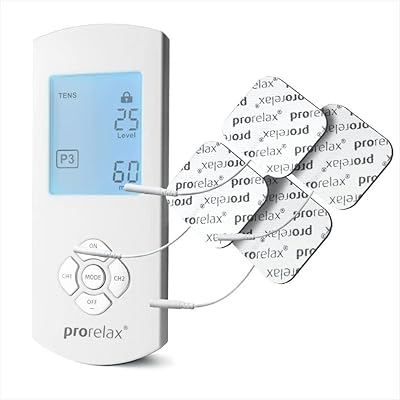 Appareil de stimulation électrique double confortable prorelax, appareil de stimulation électrique avec un seul