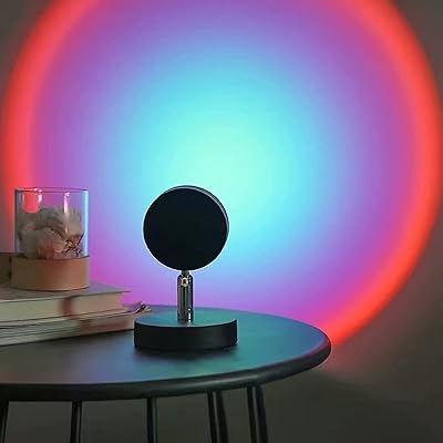 Lampe de projecteur de coucher de soleil, lampe de coucher de soleil led