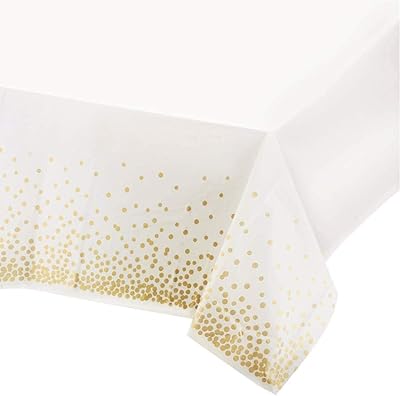 Nappes jetables en plastique pour fête de mariage, enterrement de vie de jeune