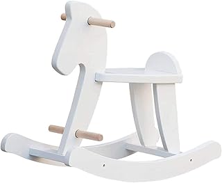 Cheval à bascule en bois lababy, jouets à chevaucher en bois pour bébé
