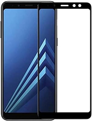 Protecteur d'écran en verre 3d pour samsung galaxy a8 plus 2018 - noir