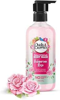 Nettoyant pour le corps buds & berries detox & refresh, parfum rose bulgare