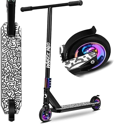 Trottinette freestyle lionelo whiz neo roulements à billes abec-9 plateau en aluminium système