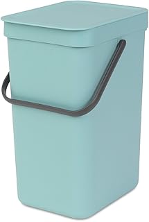 Poubelle de recyclage brabantia sort & go, vert clair, 12 litres, 109744