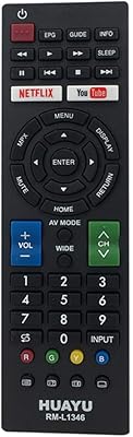 Télécommande de remplacement pour écrans tv lcd et led de richef