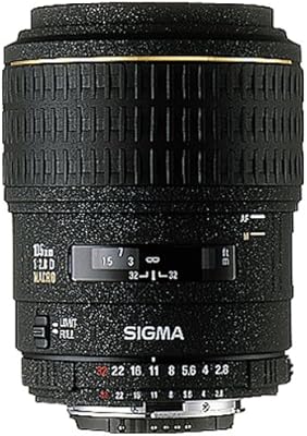 Objectif macro sigma 105 mm f2.8 ex pour appareils photo reflex canon