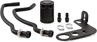 Boîtier de ramassage d'huile mishimoto mmbcc-css-10pbe compatible avec chevrolet camaro ss 2010-2015 noir