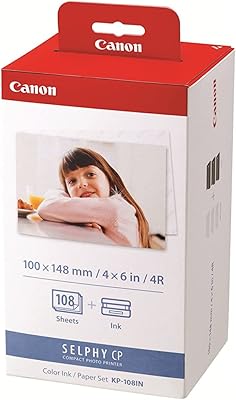 Jeu de papiers à encre couleur canon, kp-108in pour imprimante selfie cp910 - cp810. L'alternative e-commerce intelligente au Sénégal : Diaytar
