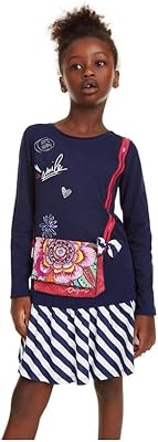 Robe desigual 19sgvkx0500011 12 pour femme bleu 12 novembre