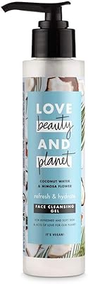 Love beauty and planet gel nettoyant rafraîchissant et hydratant pour le visage à l'eau de coco et à la fleur de mimosa, 125 ml. Optimisez votre budget avec Diaytar Sénégal