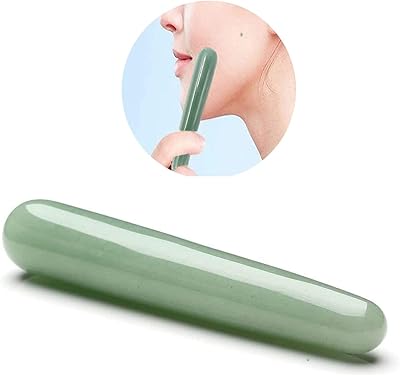 Baguette de jade aventurine verte pour acupuncture - outil de grattage gua sha