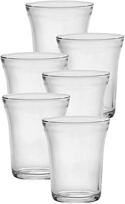 Ensemble de gobelets universels en verre duralex 1047a, 220 ml - 6 pièces