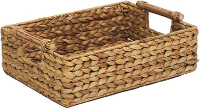 Grand panier à eau home smiths avec poignées en rotin, l38 x l27