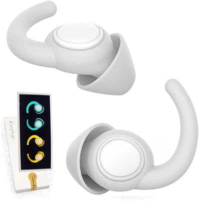 Bouchons d'oreilles en silicone ultra doux nozbay pour dormir, bouchons d'oreilles réutilisables antibruit