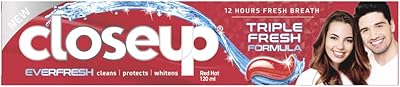 Dentifrice triple gel closeup fresh formula - red hot, 120 ml