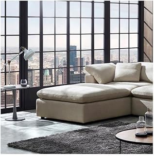 Home box dossier en tissu signora pour canapé, taille 47 x 106 cm