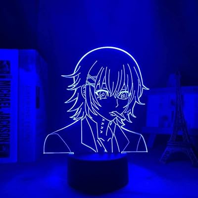Lampe led 3d trust ki fake anime pour la décoration de la chambre