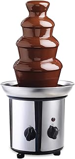 Fontaine à fondue au chocolat misbah en acier inoxydable