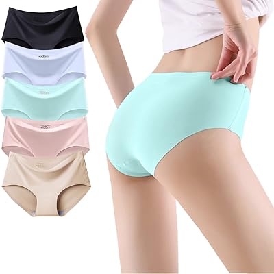 Culottes en coton pour femmes, slips confortables, extensibles, doux, sans couture, lot