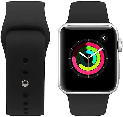 Bracelet de montre en silicone iguard by porodo compatible avec apple watch 44