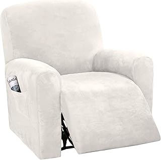 Housse de chaise extensible une place, 4 pièces, housses de canapé lavables