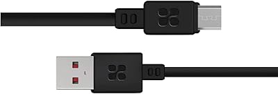 Chargeur micro usb android promate noir 12 mètre