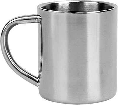 Tasse isolée yolney, tasse à café anti-brûlure à double paroi de 220 ml