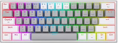 Clavier de jeu redragon k616 avec rétroéclairage rvb, rétroéclairage rvb, 3 modes